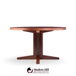 John Mortensen for Heltborg Møbler Mid Century Danish Rosewood Expanding Dining Table with 2 Leaves