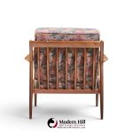 Kofod Larsen for Selig Mid Century Danish Walnut Lounge Chair