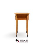 lane acclaim mid century walnut console table