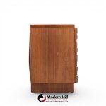 Lane Brutalist Mid Century Walnut Lowboy Dresser