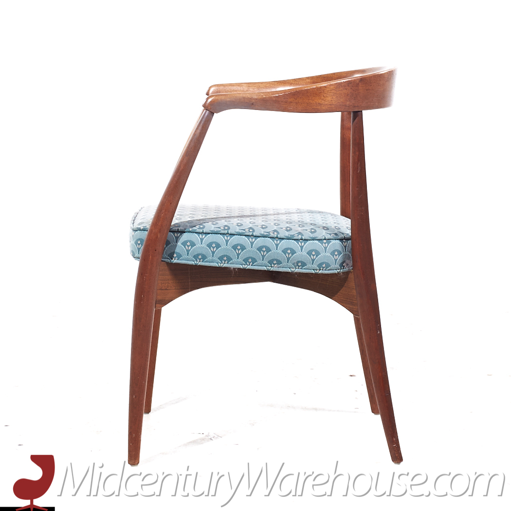 lawrence peabody mid century armchairs - pair