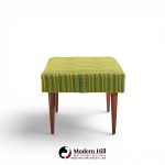 Milo Baughman for Thayer Coggin Mid Century Walnut Upholstered Bench