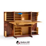Mummenthaler & Meier Mid Century Rosewood Magic Box Hideaway Desk