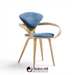 Norman Cherner for Plycraft Mid Century Pretzel Dining Chairs - Pair