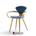 Norman Cherner for Plycraft Mid Century Pretzel Dining Chairs - Pair