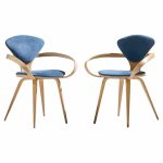 Norman Cherner for Plycraft Mid Century Pretzel Dining Chairs - Pair
