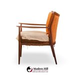 Paul Mccobb for Directional Mid Century Walnut Lounge Chair
