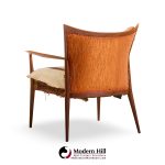 Paul Mccobb for Directional Mid Century Walnut Lounge Chair