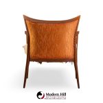 Paul Mccobb for Directional Mid Century Walnut Lounge Chair