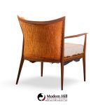 Paul Mccobb for Directional Mid Century Walnut Lounge Chair