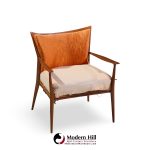 Paul Mccobb for Directional Mid Century Walnut Lounge Chair