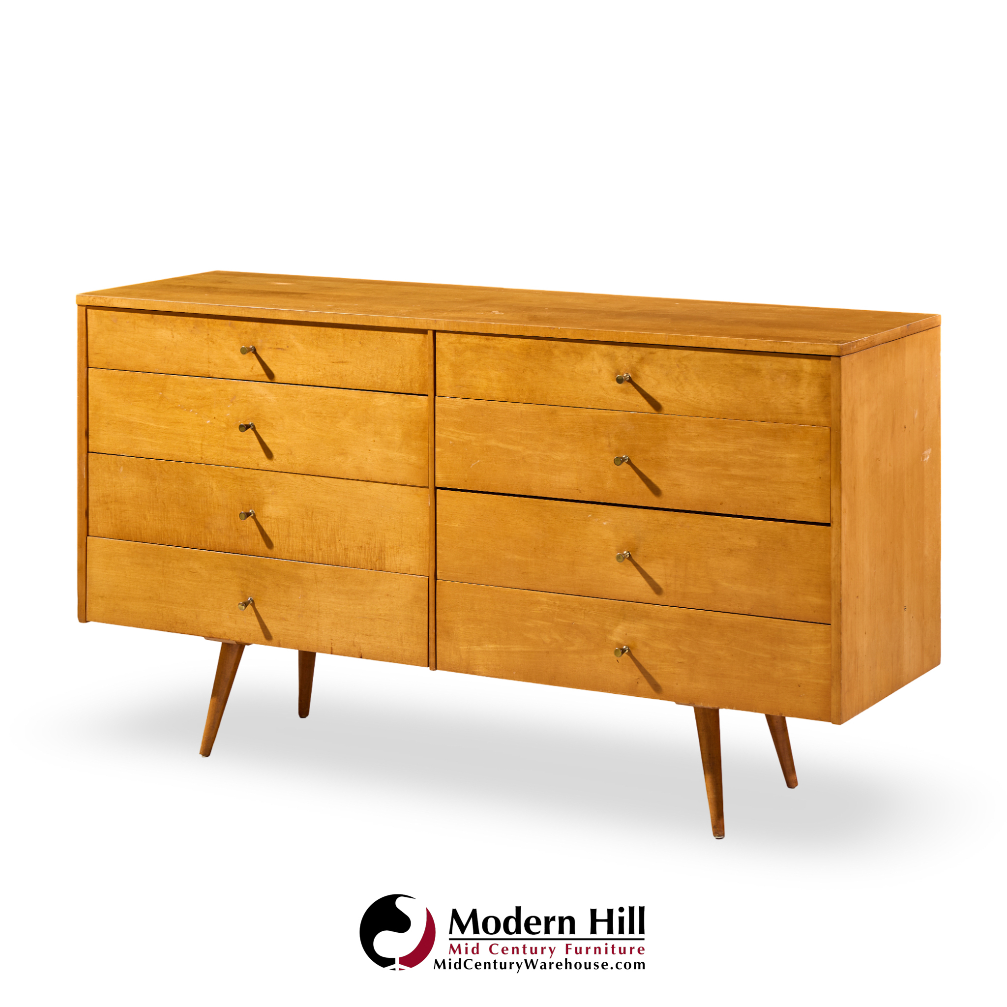 Paul Mccobb for Planner Group Mid Century 8-drawer Lowboy Dresser