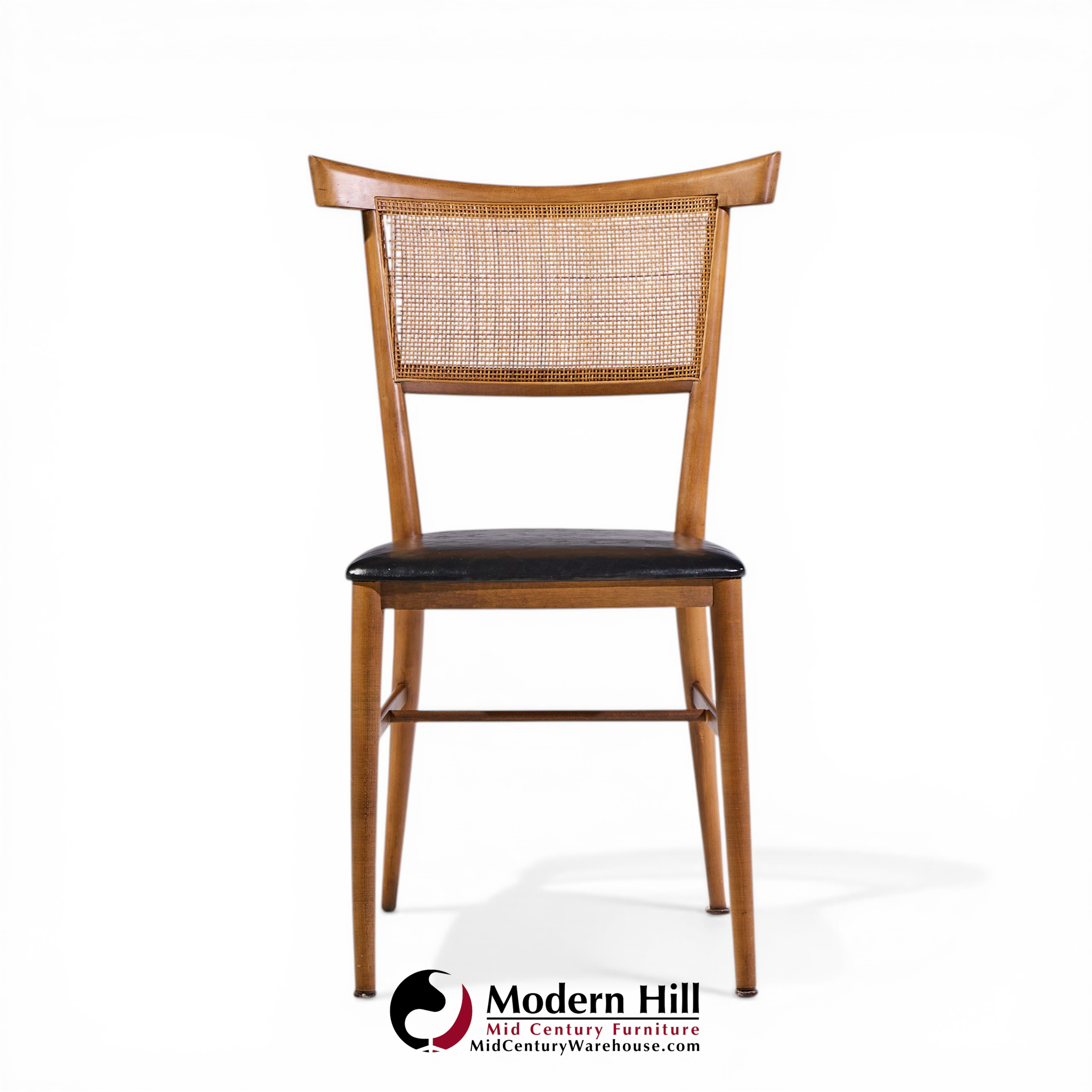 Paul Mccobb for Planner Group Mid Century Winchendon Maple and Cane Dining Chairs - Set of 6