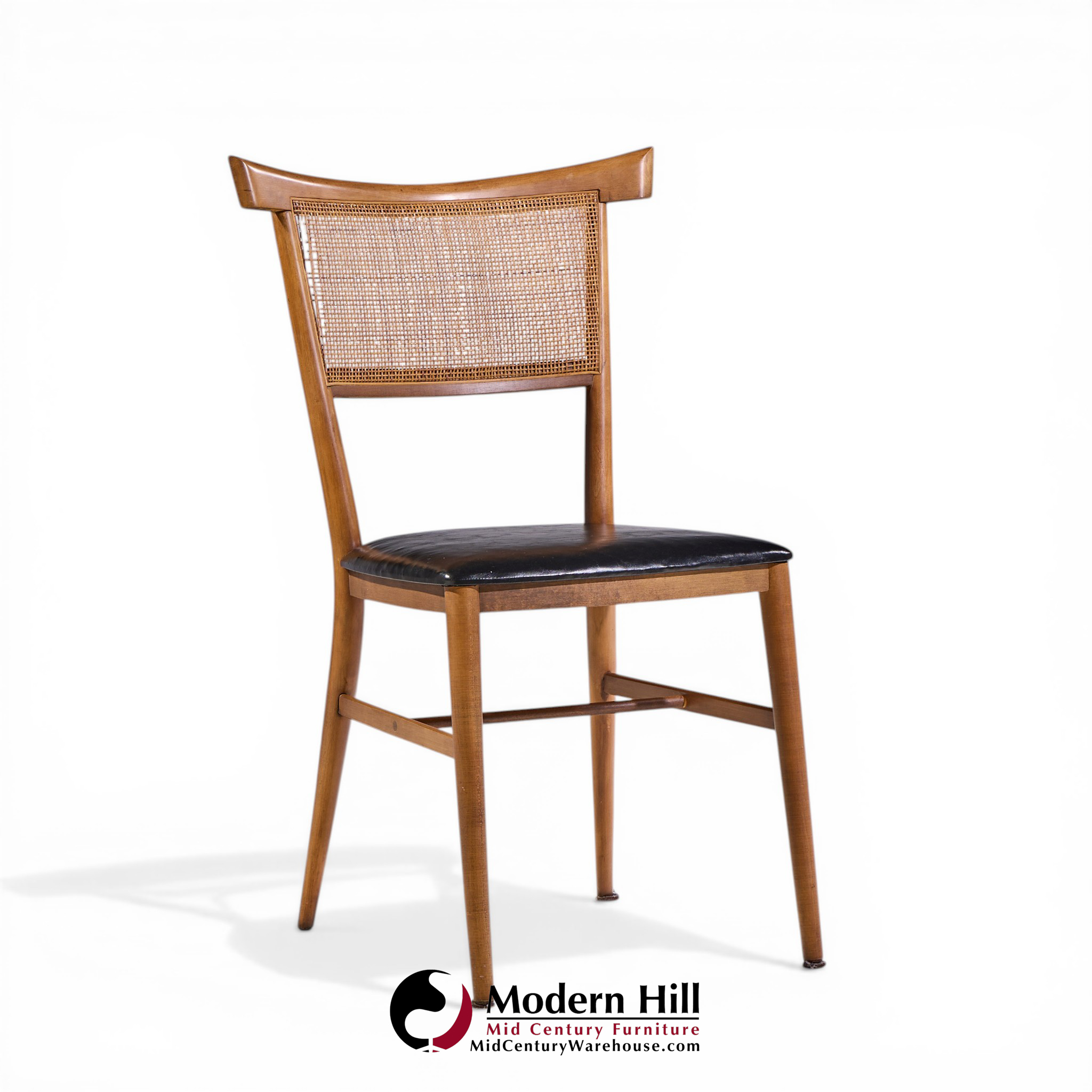 Paul Mccobb for Planner Group Mid Century Winchendon Maple and Cane Dining Chairs - Set of 6