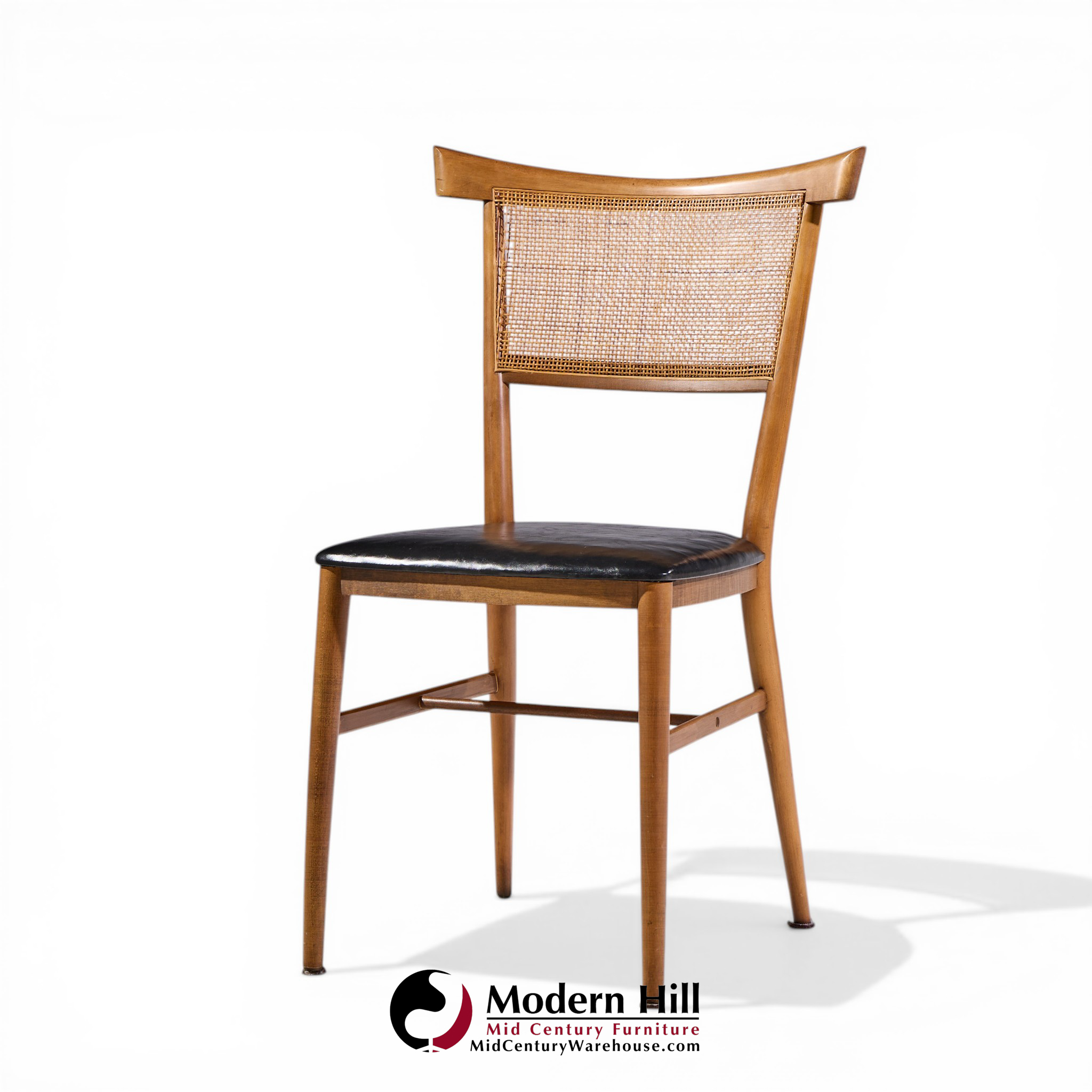 Paul Mccobb for Planner Group Mid Century Winchendon Maple and Cane Dining Chairs - Set of 6