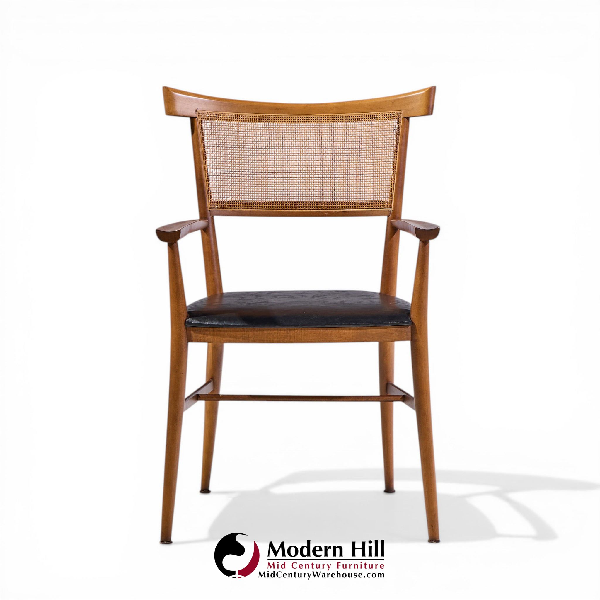 Paul Mccobb for Planner Group Mid Century Winchendon Maple and Cane Dining Chairs - Set of 6