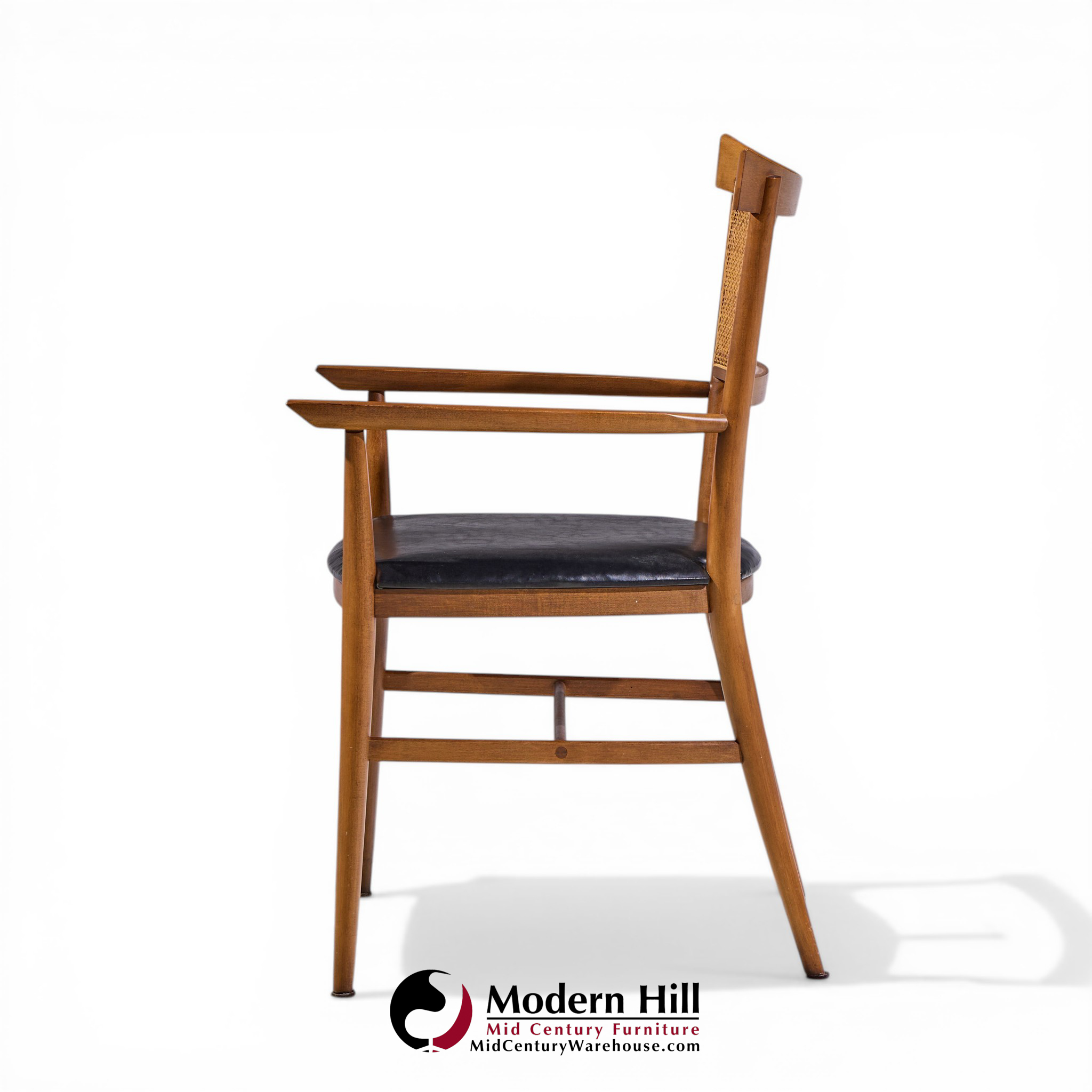 Paul Mccobb for Planner Group Mid Century Winchendon Maple and Cane Dining Chairs - Set of 6