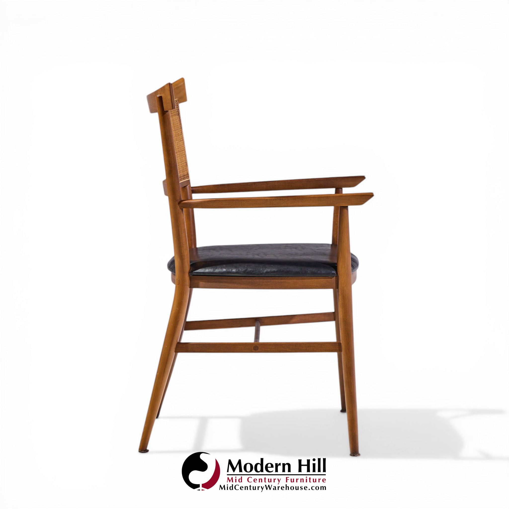 Paul Mccobb for Planner Group Mid Century Winchendon Maple and Cane Dining Chairs - Set of 6