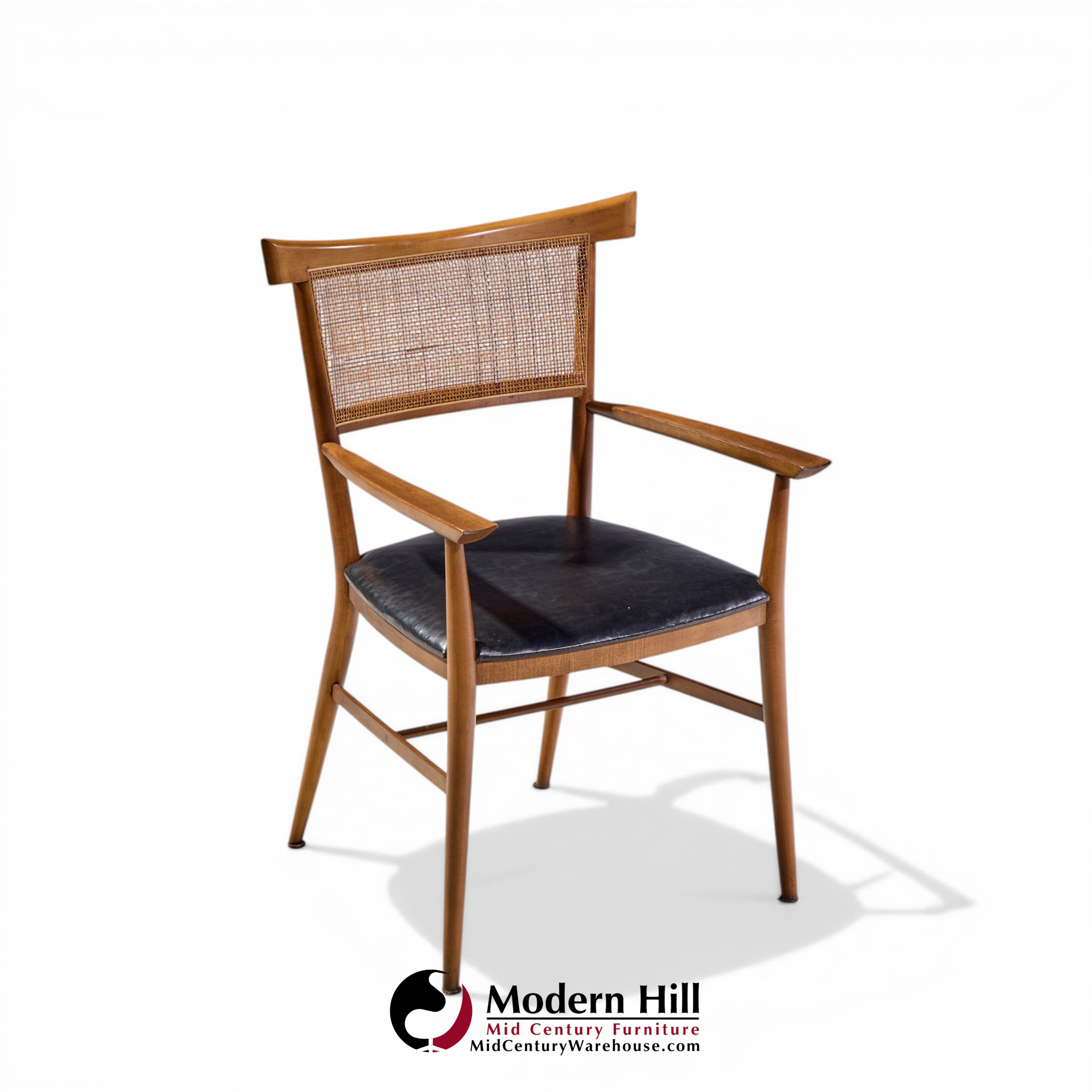 Paul Mccobb for Planner Group Mid Century Winchendon Maple and Cane Dining Chairs - Set of 6