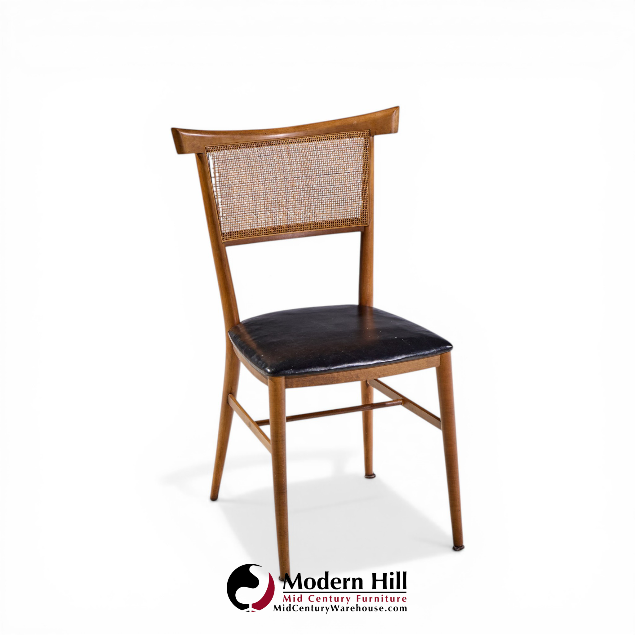 Paul Mccobb for Planner Group Mid Century Winchendon Maple and Cane Dining Chairs - Set of 6