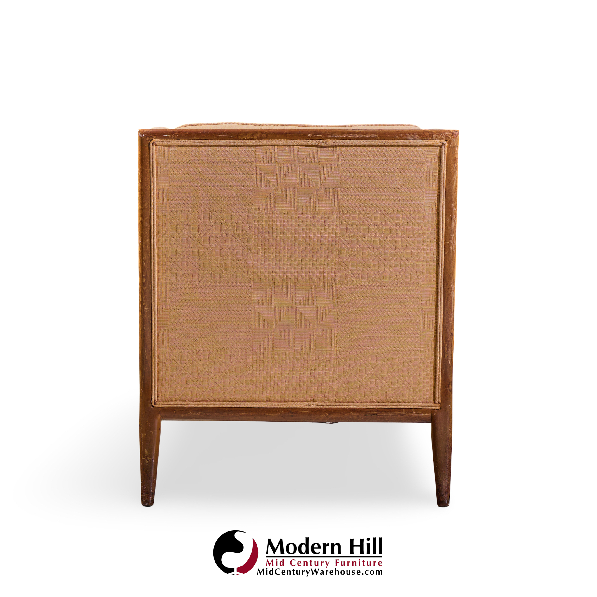 robsjohn gibbings for widdicomb mid century bleached mahogany lounge chair