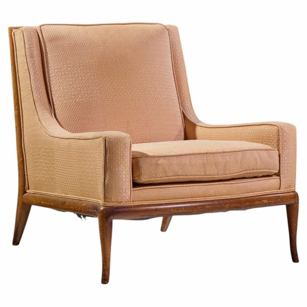 Robsjohn Gibbings for Widdicomb Mid Century Bleached Mahogany Lounge Chair