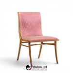 robsjohn-gibbings for widdicomb mid century walnut dining chairs - set of 6