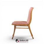 robsjohn-gibbings for widdicomb mid century walnut dining chairs - set of 6