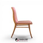 robsjohn-gibbings for widdicomb mid century walnut dining chairs - set of 6