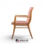 robsjohn-gibbings for widdicomb mid century walnut dining chairs - set of 6