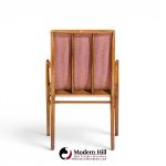 robsjohn-gibbings for widdicomb mid century walnut dining chairs - set of 6