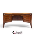 Svend Madsen Mid Century Danish Teak Curved Desk