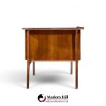 Svend Madsen Mid Century Danish Teak Curved Desk