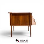 Svend Madsen Mid Century Danish Teak Curved Desk