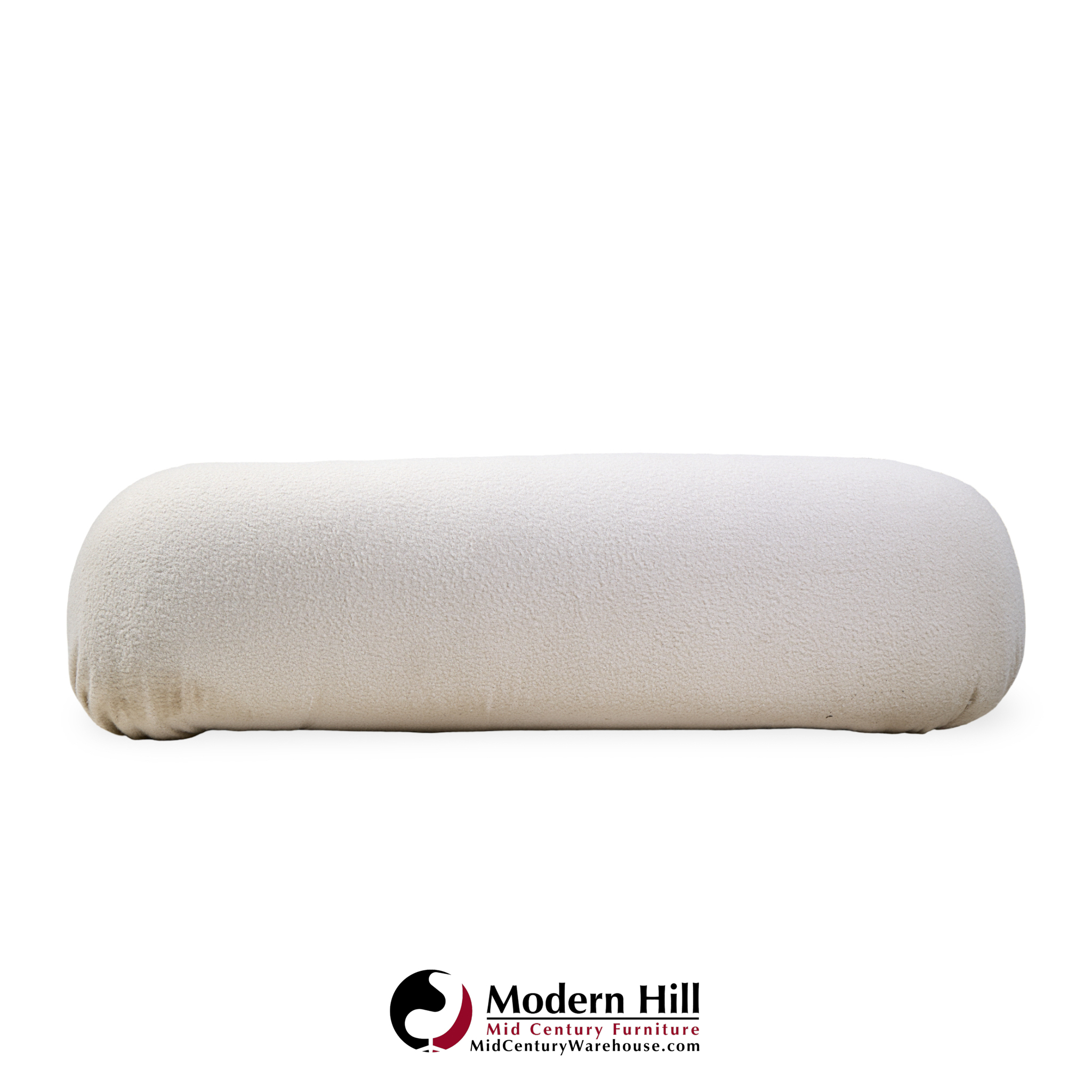 tobia scarpa style italian boucle and chrome sofa