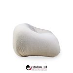 tobia scarpa style italian boucle and chrome sofa