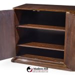 tommi parzinger for parzinger originals mid century walnut and brass credenza