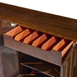 tommi parzinger for parzinger originals mid century walnut and brass credenza