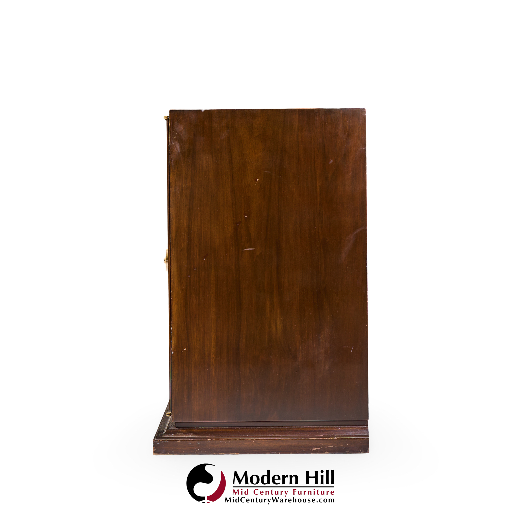 tommi parzinger for parzinger originals mid century walnut and brass credenza