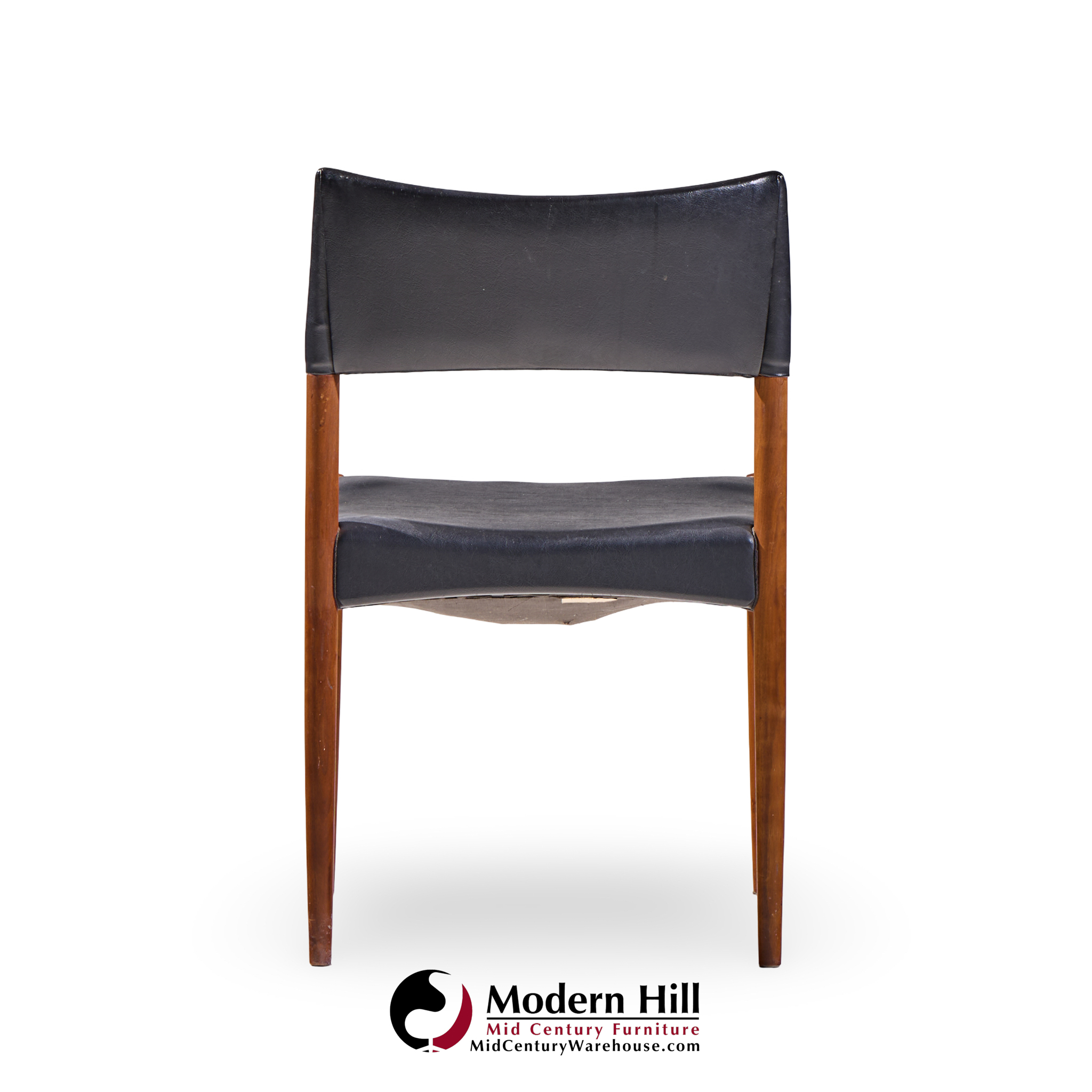 villy schou andersen mid century danish teak dining chairs - set of 4
