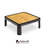 vladimir kagan mid century burlwood coffee table