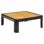 vladimir kagan mid century burlwood coffee table