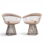 Warren Platner for Knoll Mid Century Dining Chairs - Pair