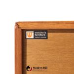 westnofa mid century teak danish teak 8 drawer lowboy dresser