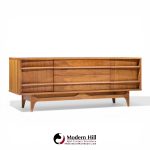 young manufacturing mid century credenza and hutch