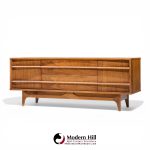 young manufacturing mid century credenza and hutch