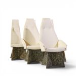 adrian pearsall for craft associates mid century brutalist dining chairs - set of 6