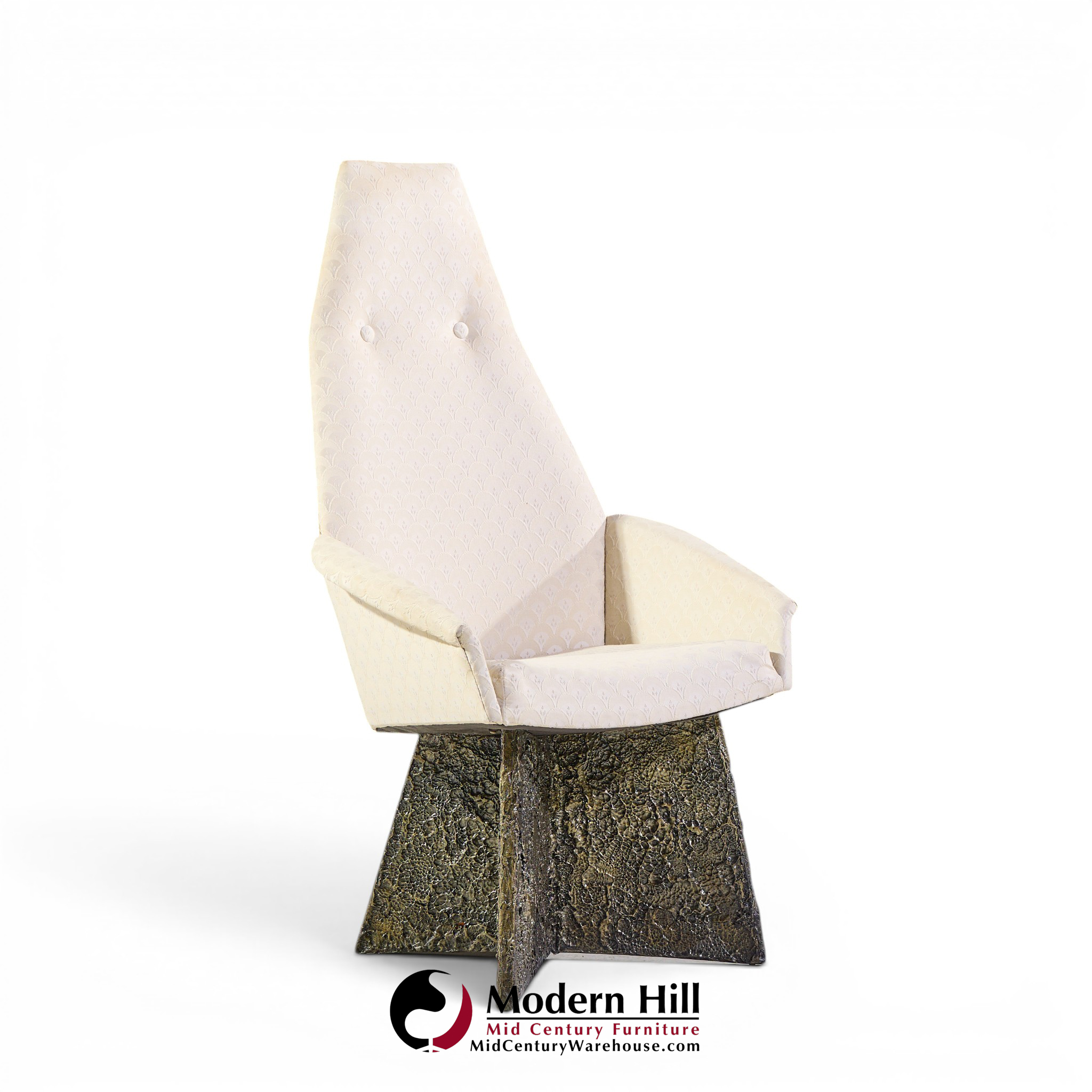 adrian pearsall for craft associates mid century brutalist dining chairs - set of 6
