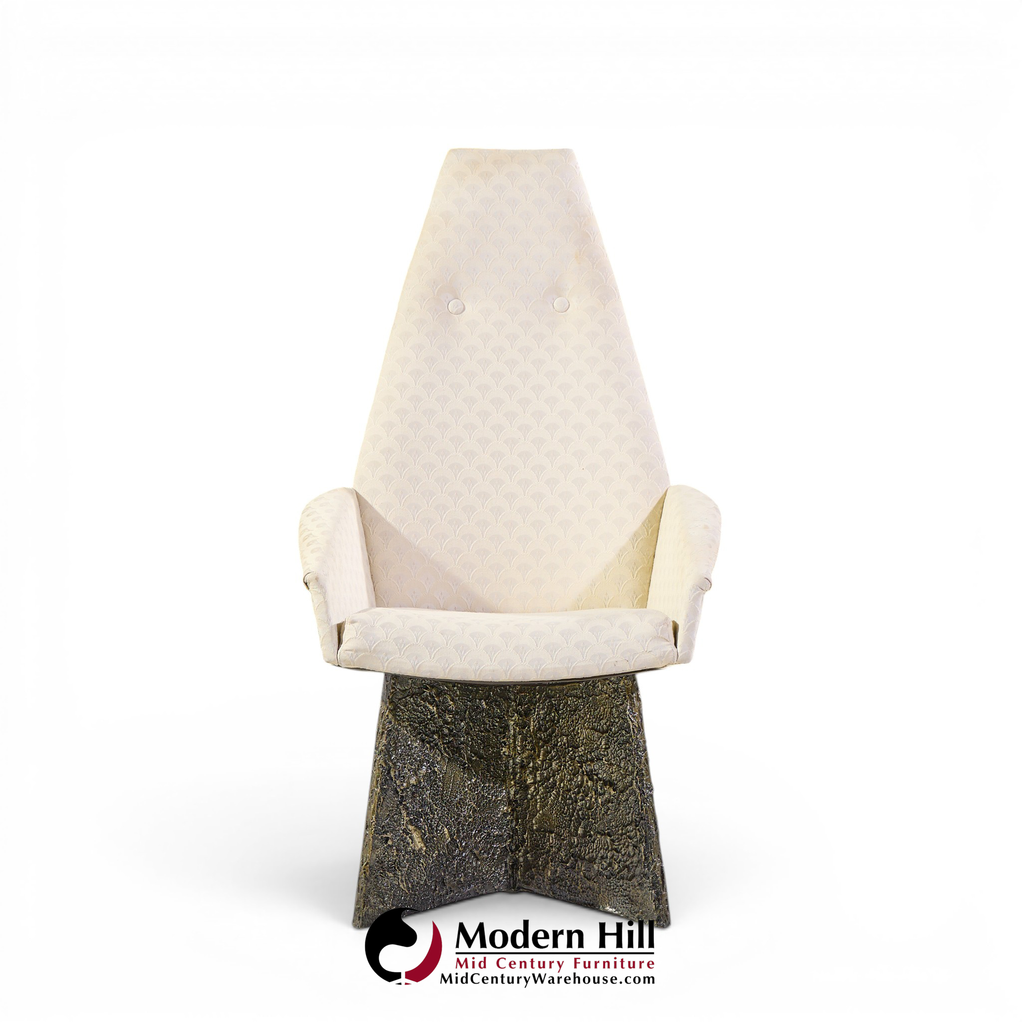 adrian pearsall for craft associates mid century brutalist dining chairs - set of 6