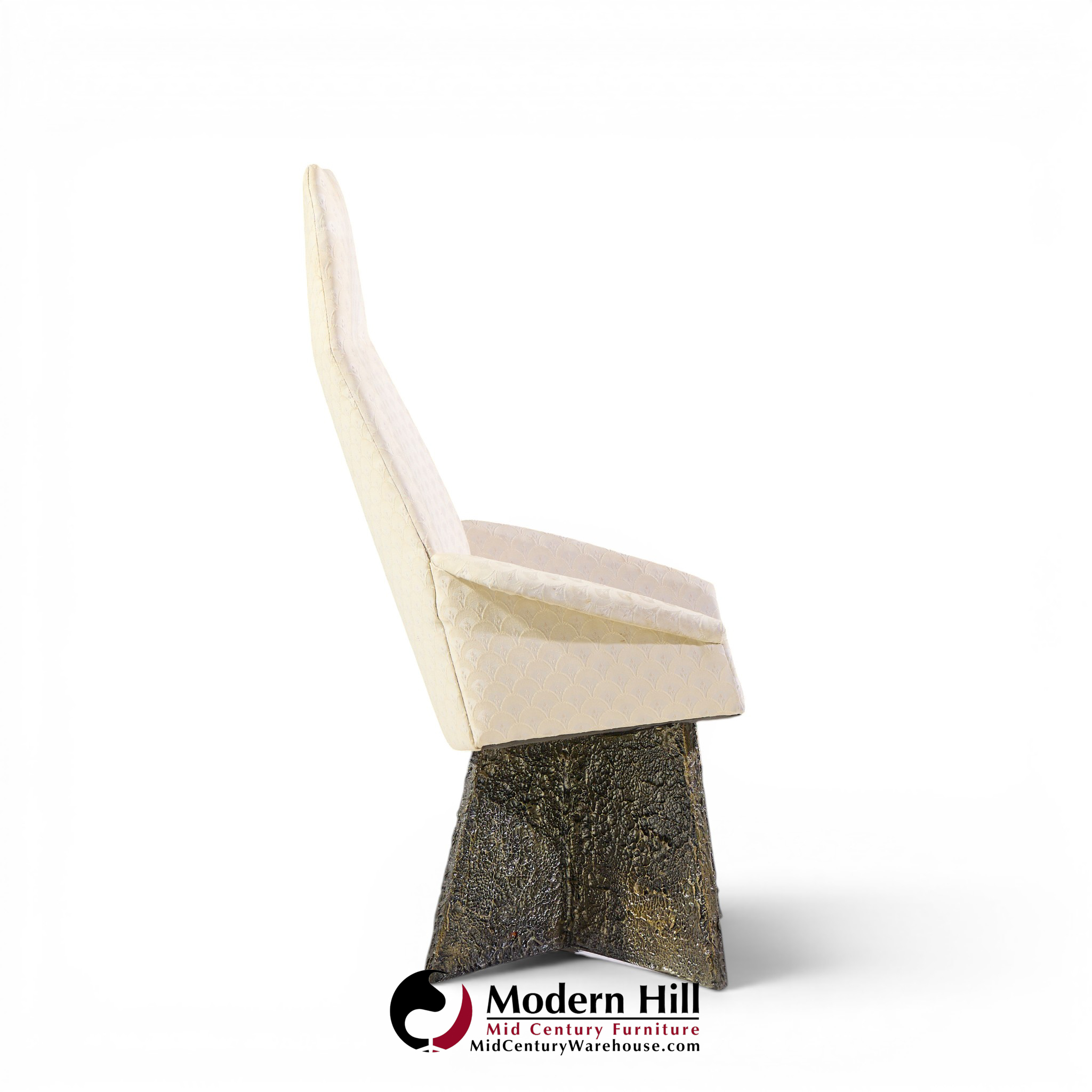 adrian pearsall for craft associates mid century brutalist dining chairs - set of 6